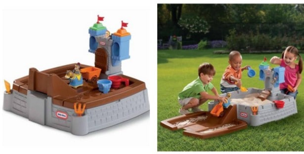 little tikes castle sandbox