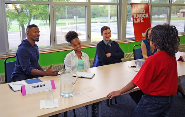 jamie foxx in minnesota northpoint elementary school