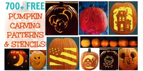 700 Free Pumpkin Carving Stencils and Printable Templates