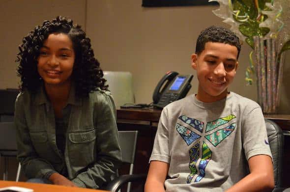 Yara Shahidi and Marcus Scribner blackish kids