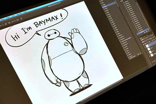 how to draw baymax