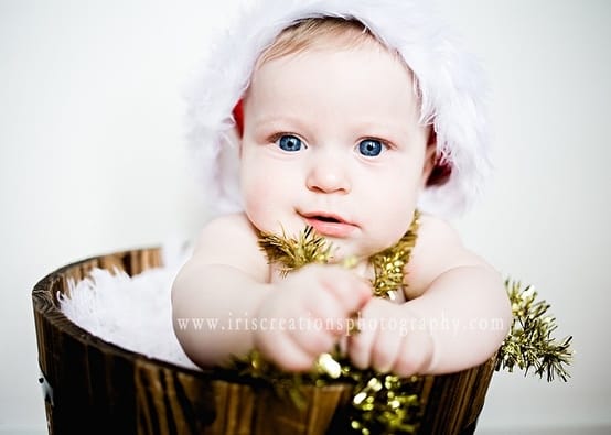 winter baby christmas card ideas