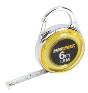 carabiner tape measure