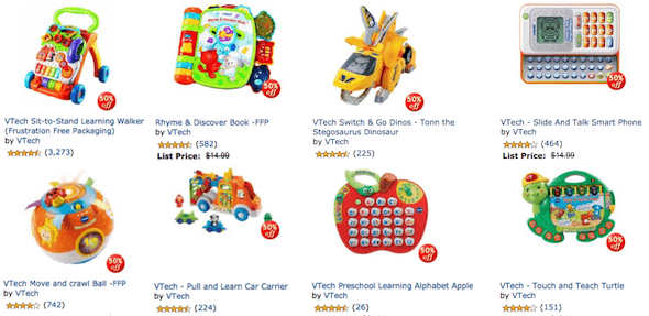 vtech toy reviews