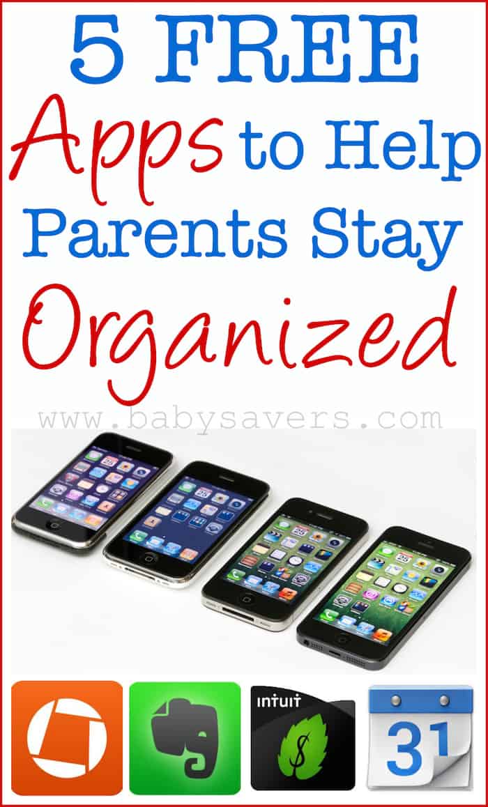 apps to help parents get organized