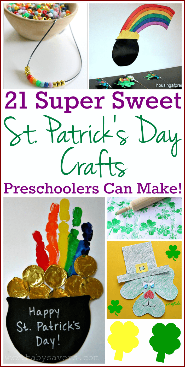 St. Patrick's Day crafts for preschoolers