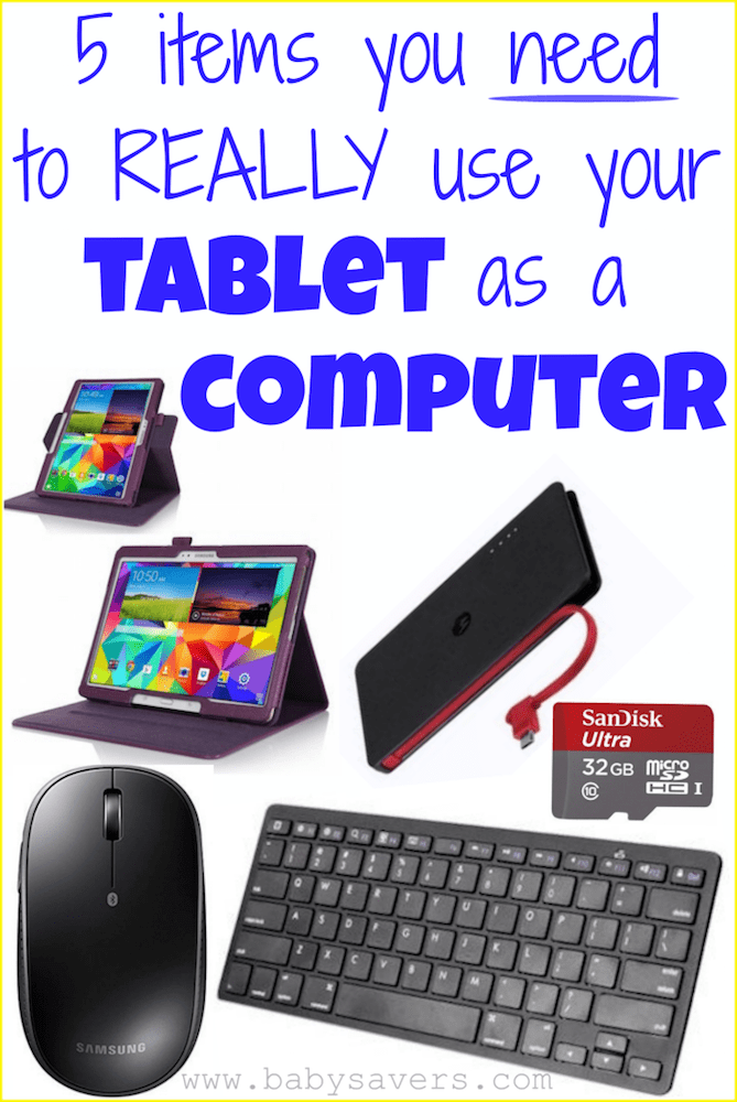 using tablet as computer