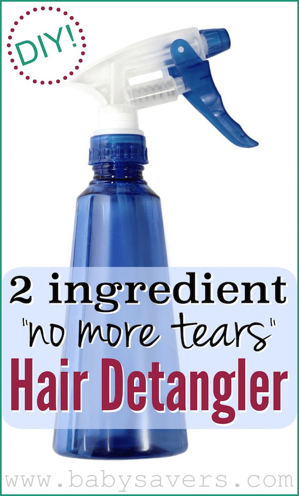 homemade hair detangler diy