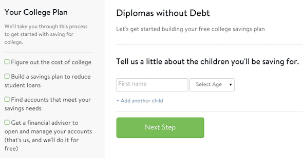 how to start saving for college