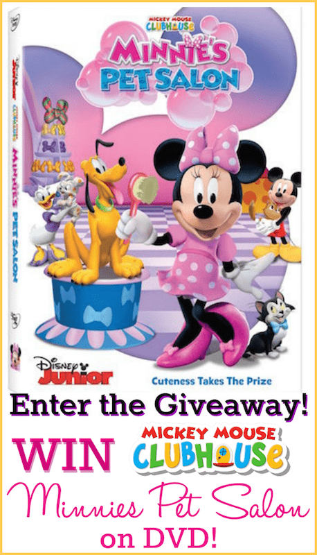 Minnie's pet salon disney giveaway