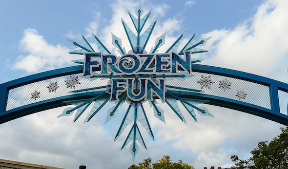 frozen fun at disneyland