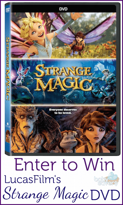 Strange Magic dvd giveaway