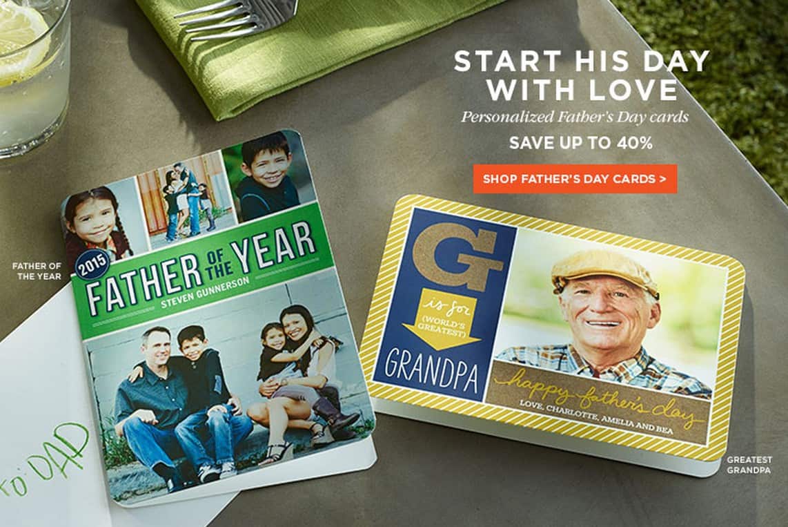 Shutterfly Promo Code FREE Father s Day Card 