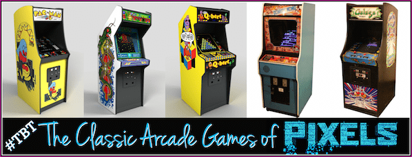 arcade games in pixels