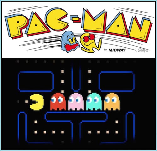 pacman arcade screen