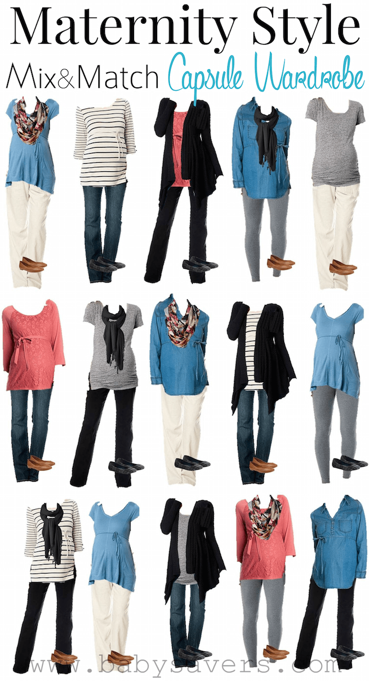 Maternity Capsule Wardrobe: Mix & Match for All Your Outfits!