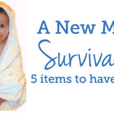 new mom survival kit list