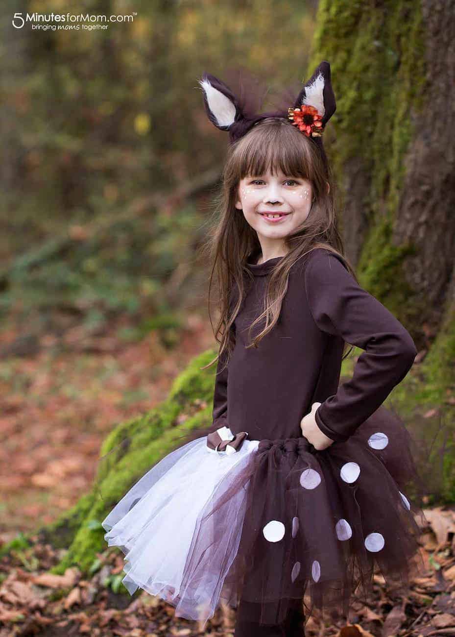 Fawn DIY tutu Halloween costume