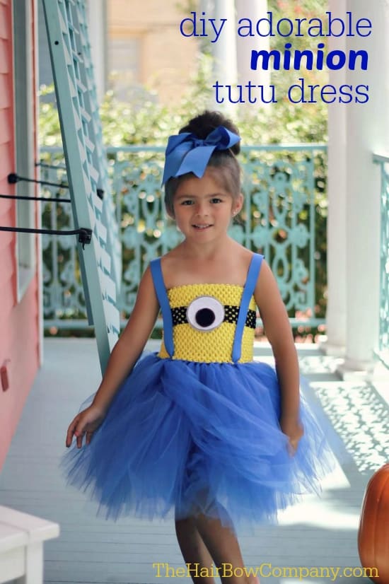 DIY tutu costume minion