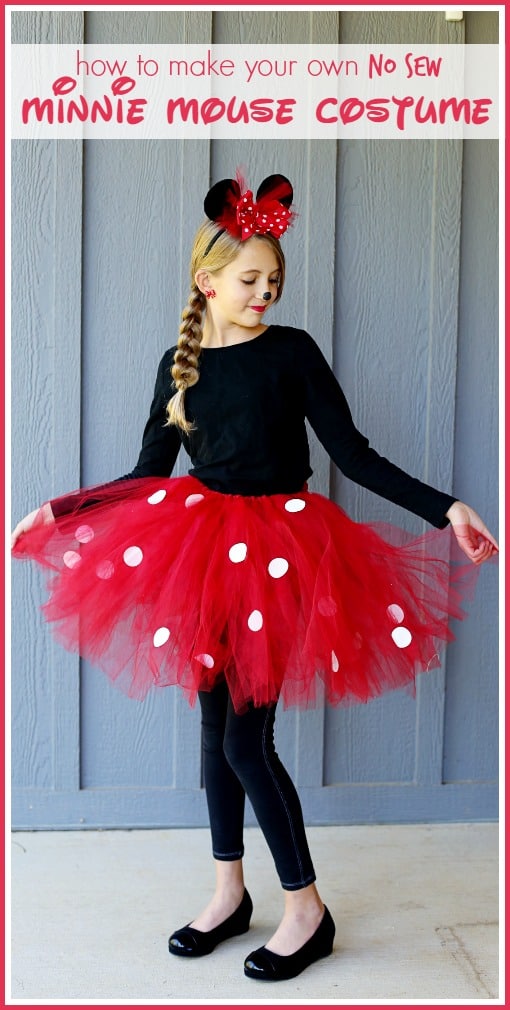 DIY tutu costume Minnie Mouse