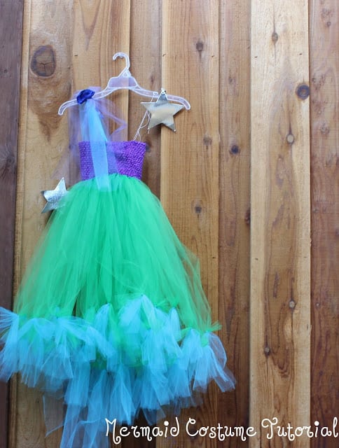 how to make a mermaid costume with a tutu