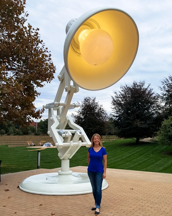 Pixar Animation Studios light statue