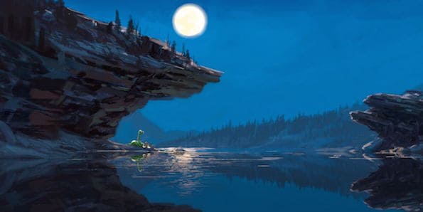 The Good Dinosaur landscape river