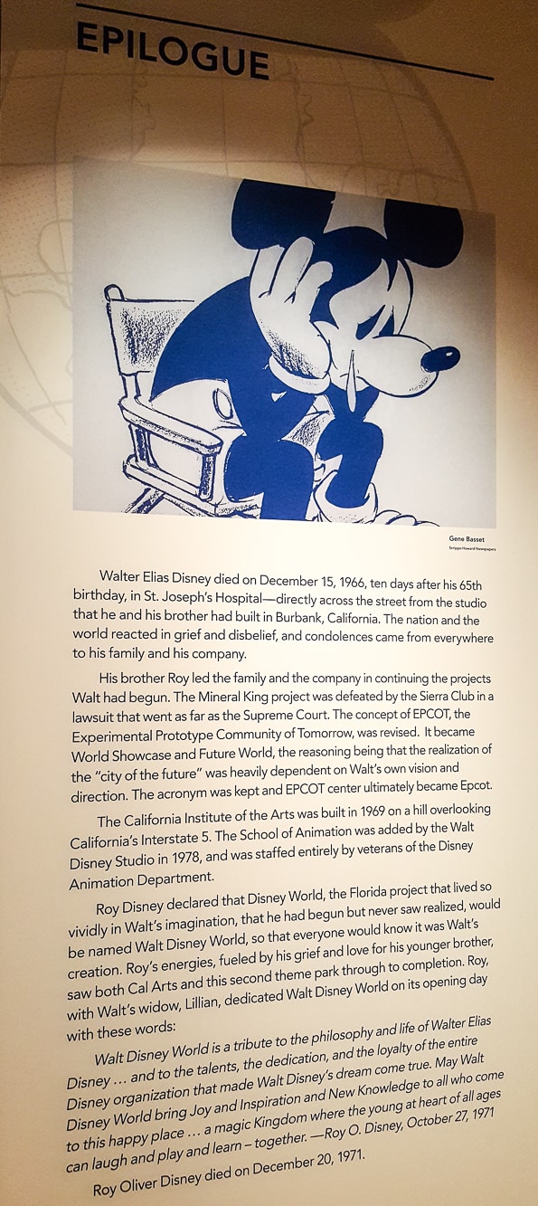 walt disney obituary family museum