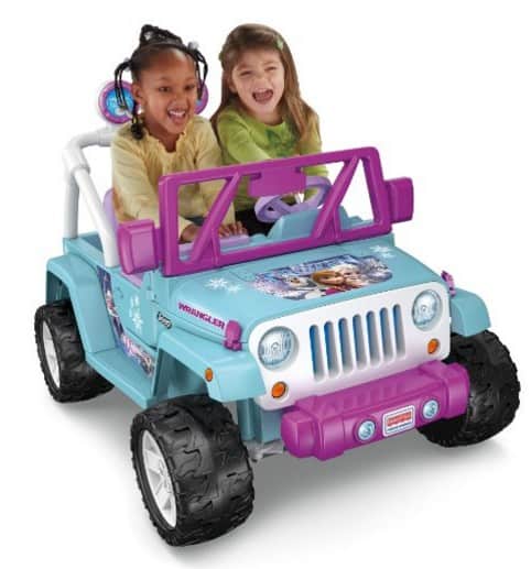 Save $100 on the Power Wheels Disney Frozen Jeep Wrangler, Free Shipping