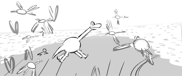 The Good Dinosaur storyboard image