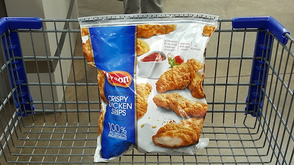 tyson chicken strips at Sam's Club