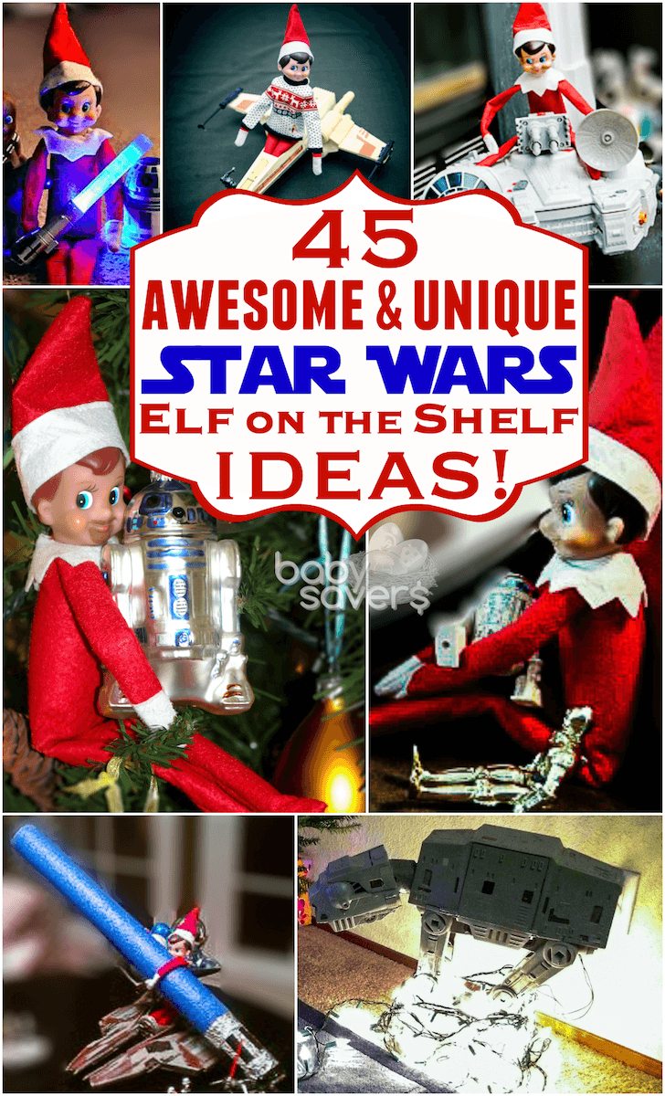 star wars elf on the shelf ideas