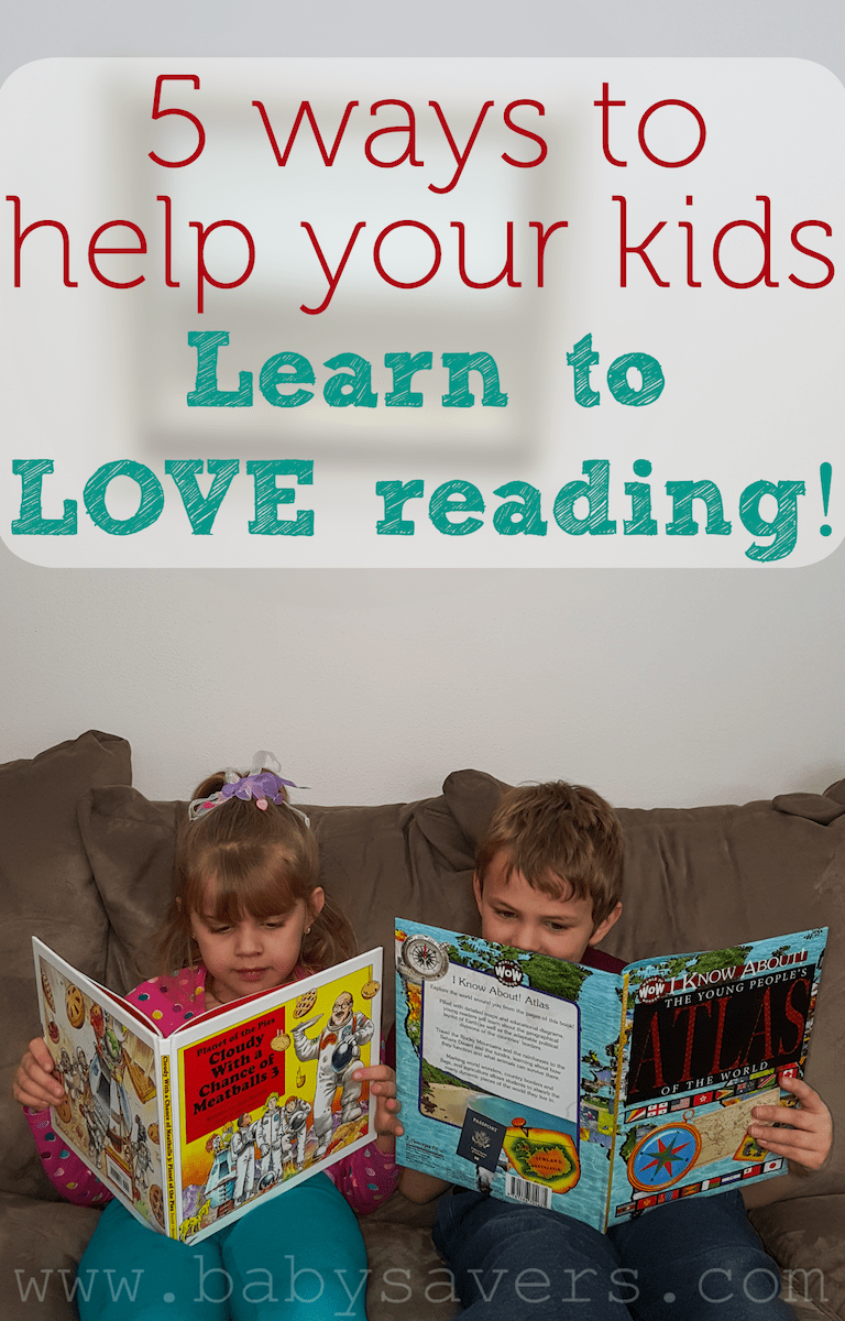 Help children love to read