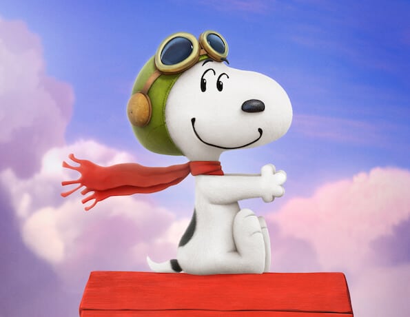 the peanuts movie snoopy flying ace