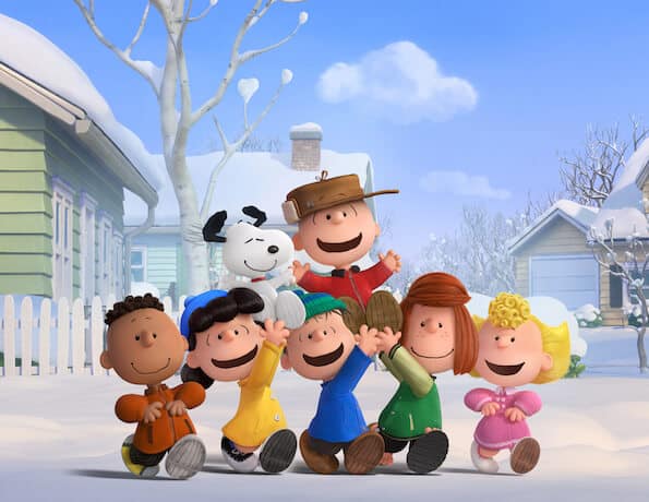 the peanuts gang in the peanuts movie