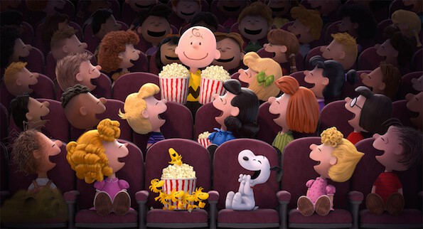 The Peanuts Movie theater