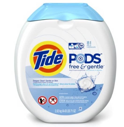 5 off Tide Pods Amazon Coupon (81Loads as low as 10.95!), Free