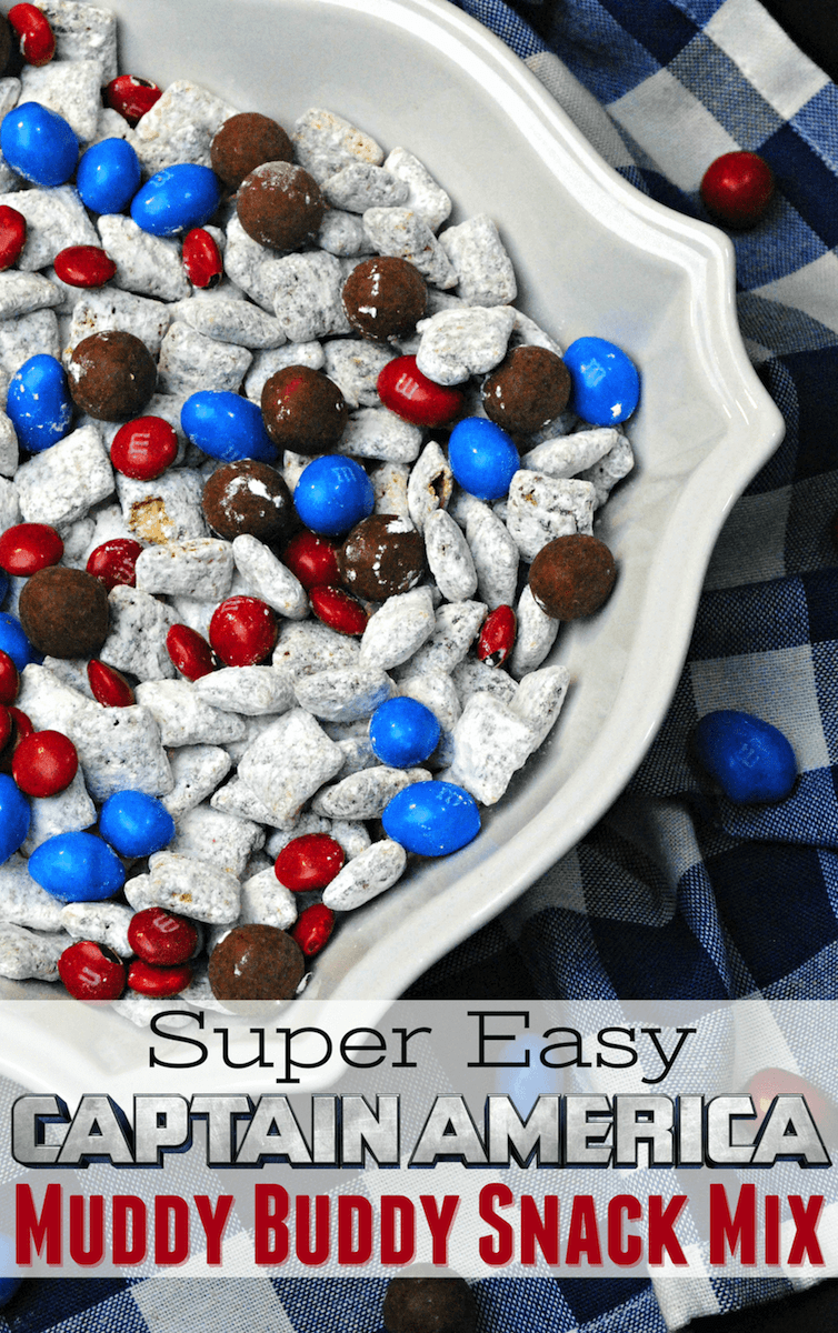 captain america snack mix recipe