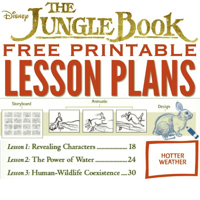 the jungle book lesson plans free printables for teachers and parents