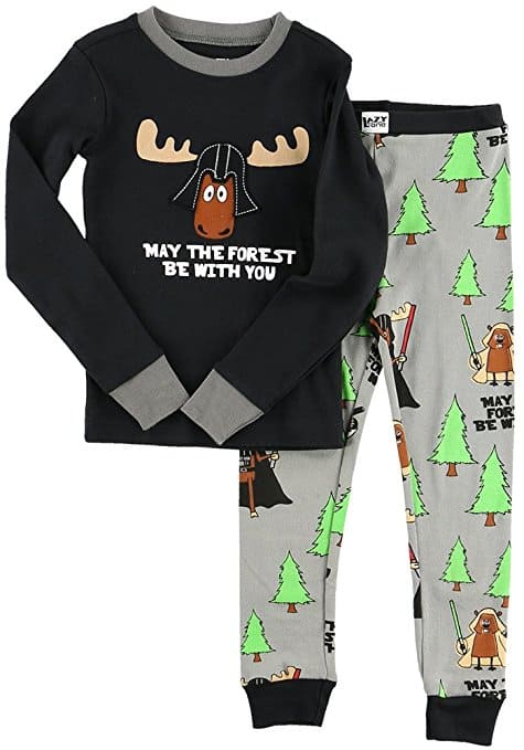 Christmas Family Pajamas May the Forest Be With You