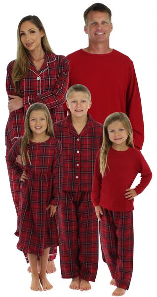 Matching Family Plaid Thermal Pajamas