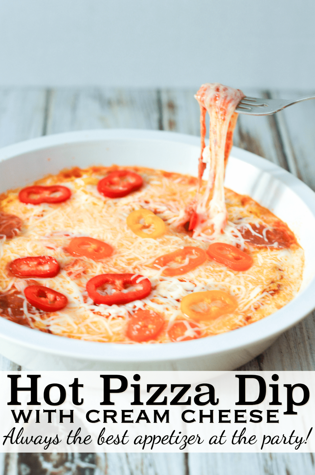 easy pizza dip with cream cheese recipe