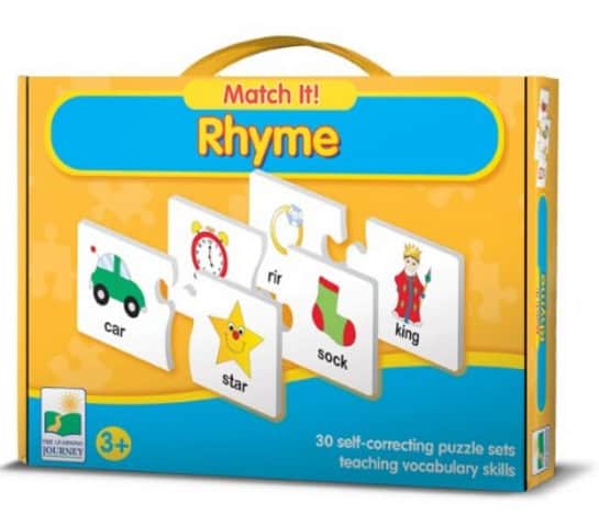 the learning journey match it rhyme