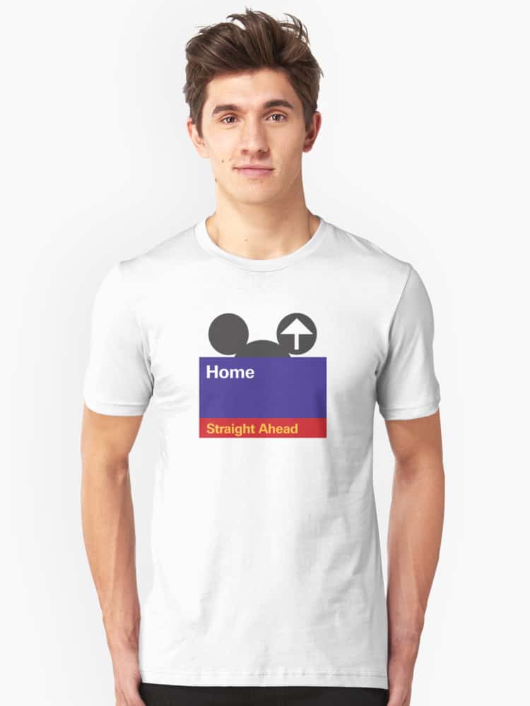 Unique Disney shirt disney world direction sign