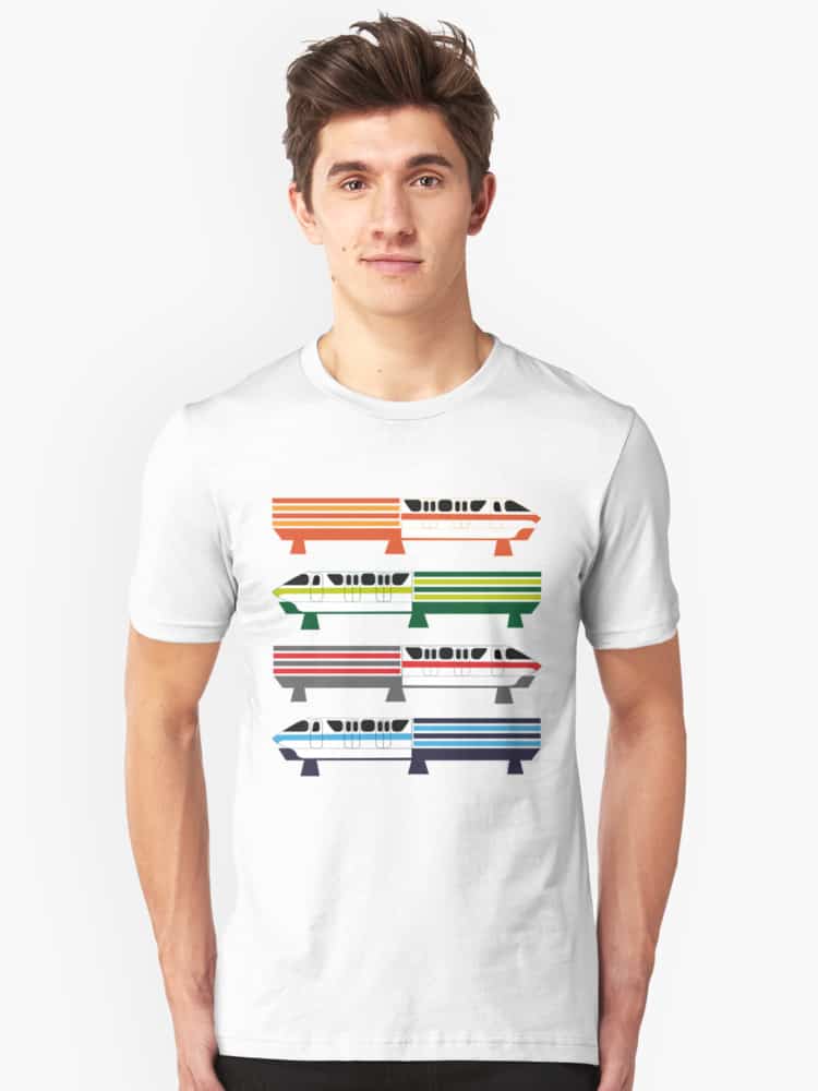 Unique disney shirt Disney world monorail