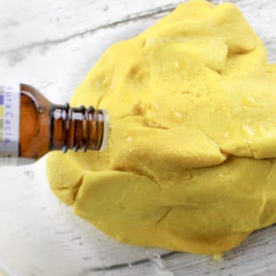 homemade scented playdough