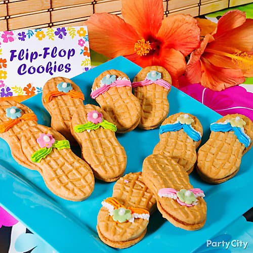 nutter butter flip flop cookies