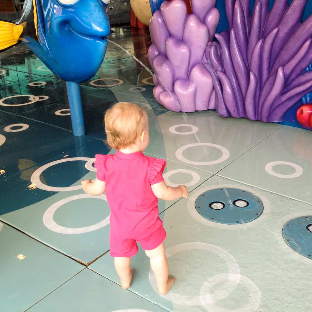 disney cruise line with a baby pool