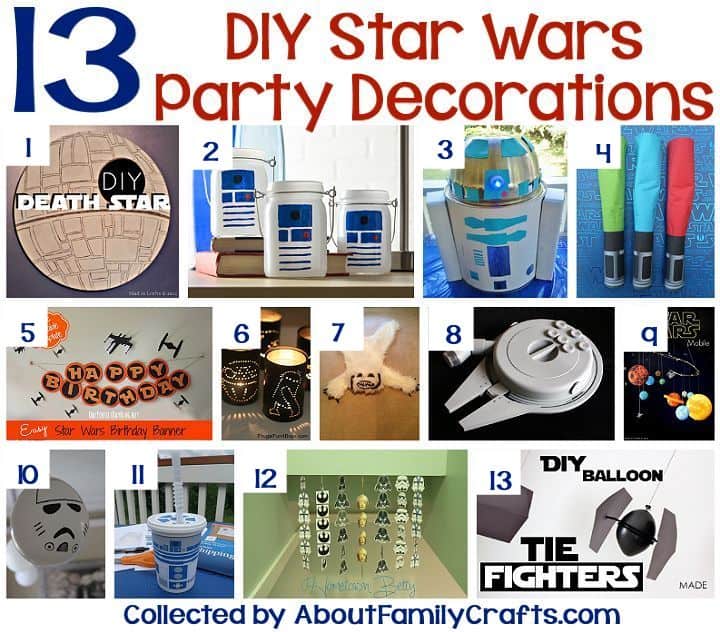 Star Wars party ideas DIY decorations