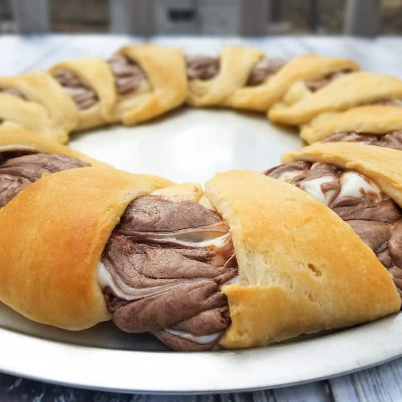 nutella cheesecake crescent ring recipe